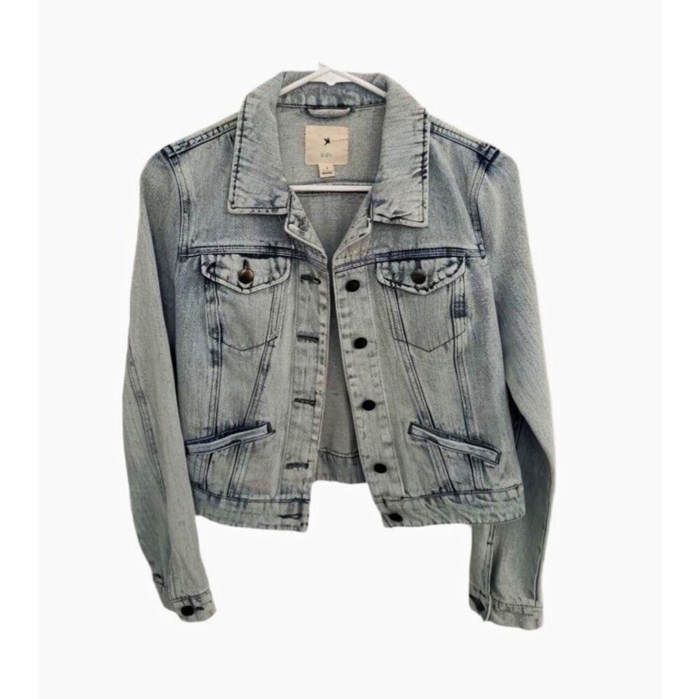 XXi Women's Jacket Size S Short Pockets Button-Up Long Sleeve Solid Gray